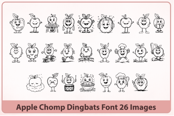 Apple Chomp Font - Preview 1