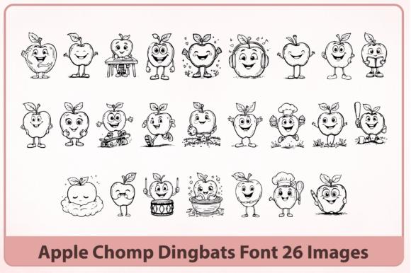 Apple Chomp Font - Preview 2