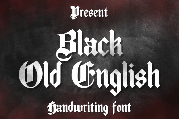 Black Old English font