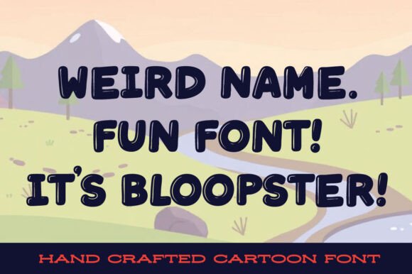 Bloopster Font - Preview 2