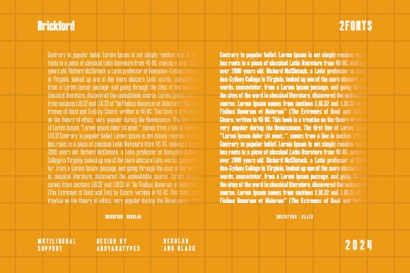Brickford Font - Preview 3