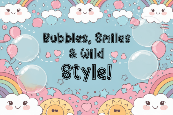 Bubble Frame Font - Preview 3