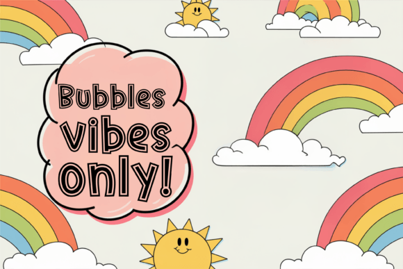 Bubble Frame Font - Preview 4