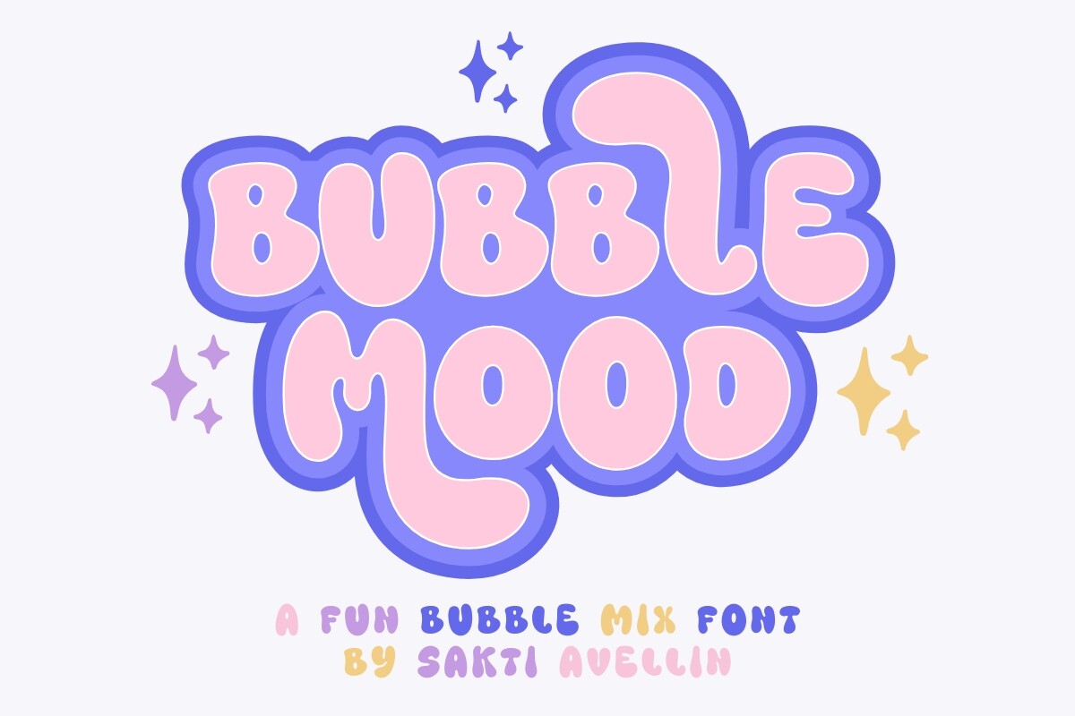 Bubble Mood Font - photo 1