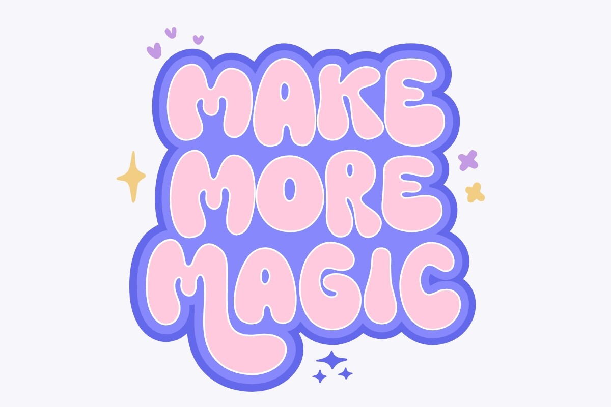 Bubble Mood Font - photo 2