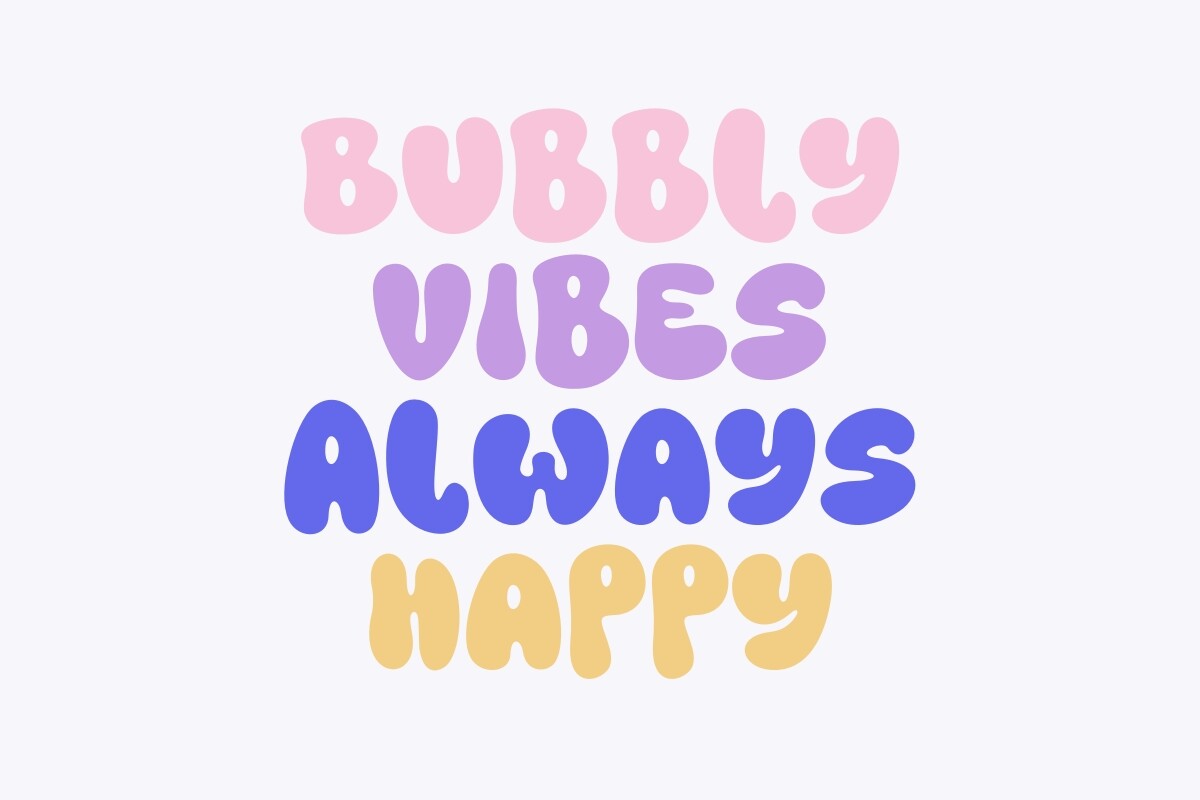 Bubble Mood Font - photo 8
