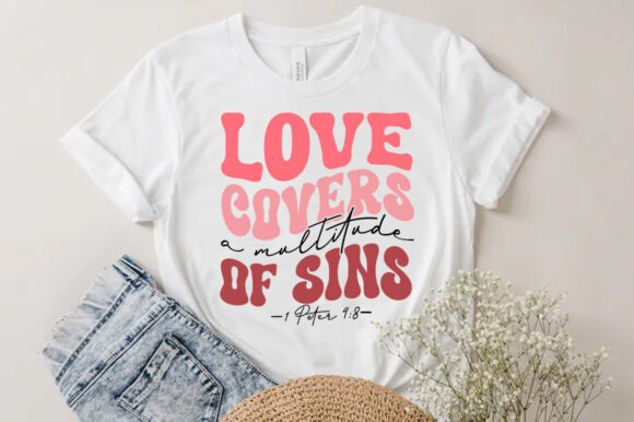 Christian Valentines Love SVG Design