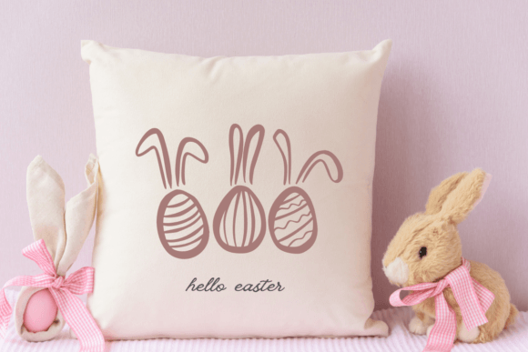 Doodle Easter Font PNG with transparent background - Preview 5