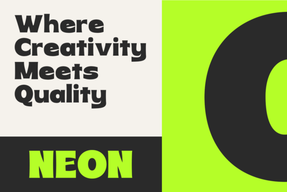 Giant Display Font PNG with transparent background - Preview 6