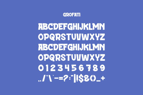 Grofati Font - Preview 1