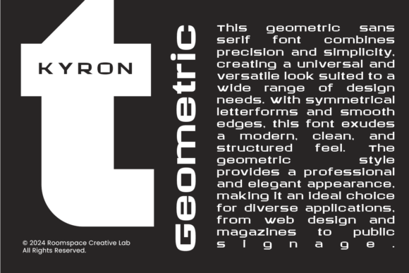 Kyron Font PNG with transparent background - Preview 2