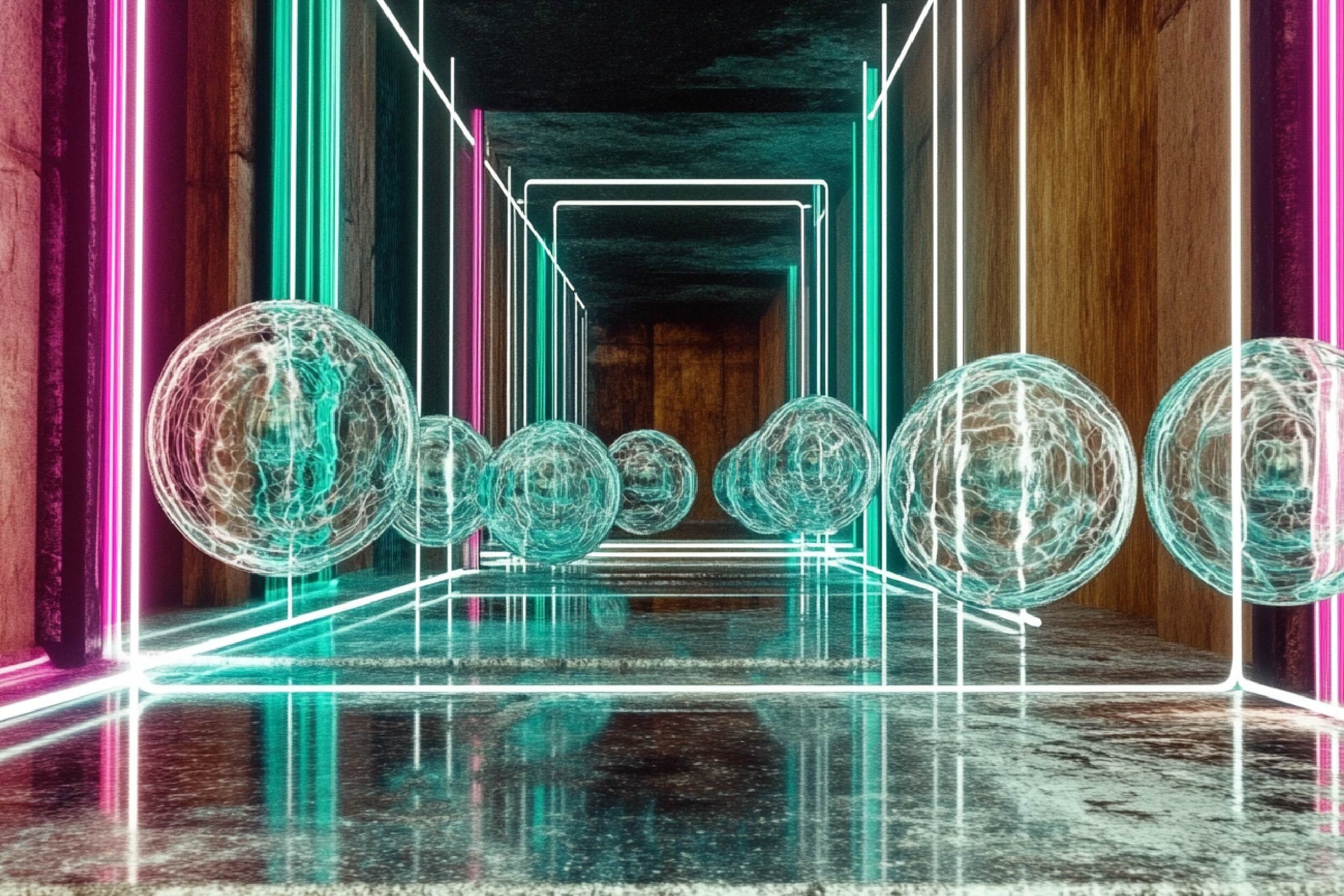 LED Glowing Borders in Metallic Interior Graphic by Exclusive Crafts ...