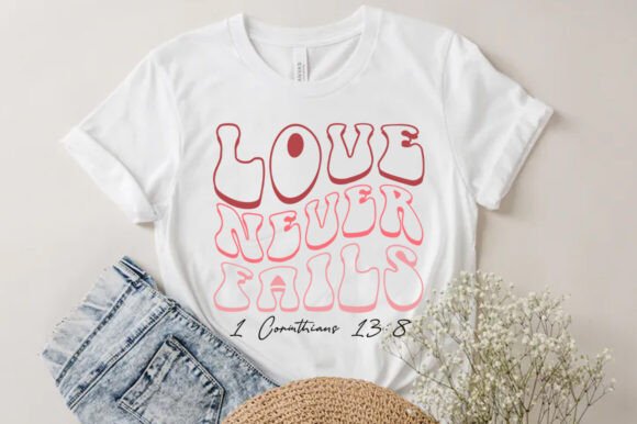 Love Never Fails Love Valentine SVG