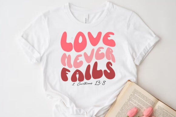 Love never fails Valentine SVG Design