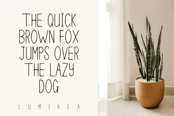Lumirea Font PNG with transparent background - Preview 2
