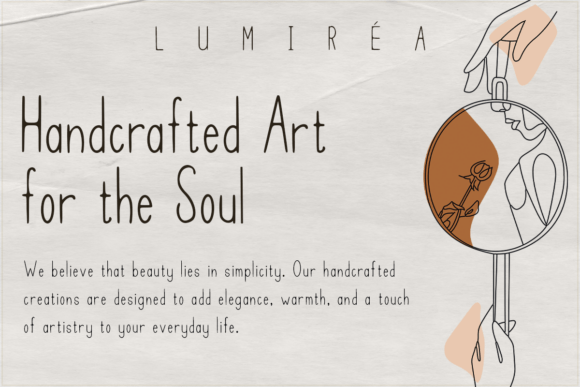 Lumirea Font PNG with transparent background - Preview 3