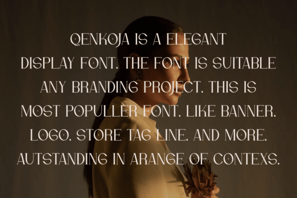 Qenkoja Font PNG with transparent background - Preview 3