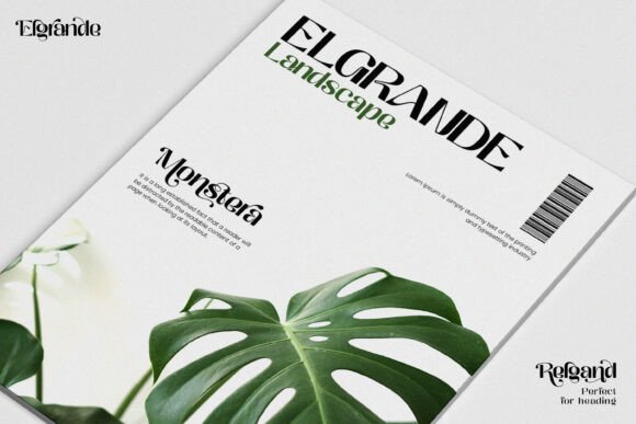 Relgand Font PNG with transparent background - Preview 5