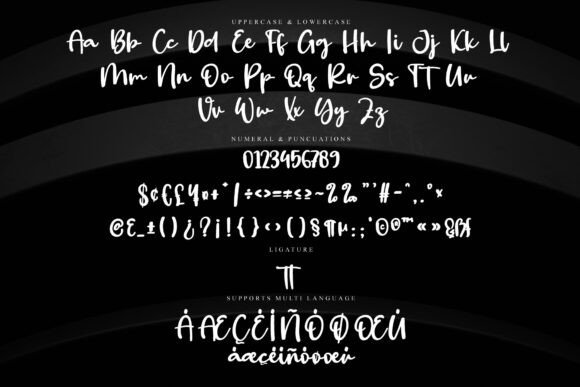 Retro Signature Font PNG with transparent background - Preview 5