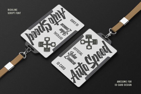 Richline Font PNG with transparent background - Preview 6