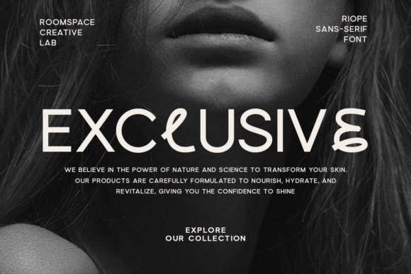 Riope Font PNG with transparent background - Preview 6