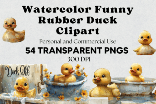 54 Funny Rubber Duck Clipart Graphic by LaxMuni · Creative Fabrica