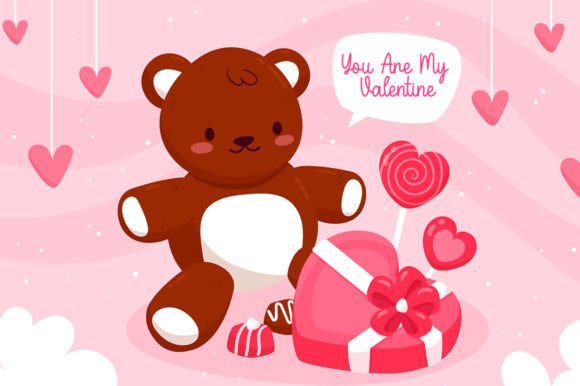 Candy Hearts Font PNG with transparent background - Preview 2