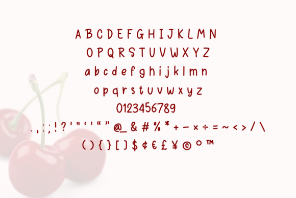 Cherry Font - Preview 1