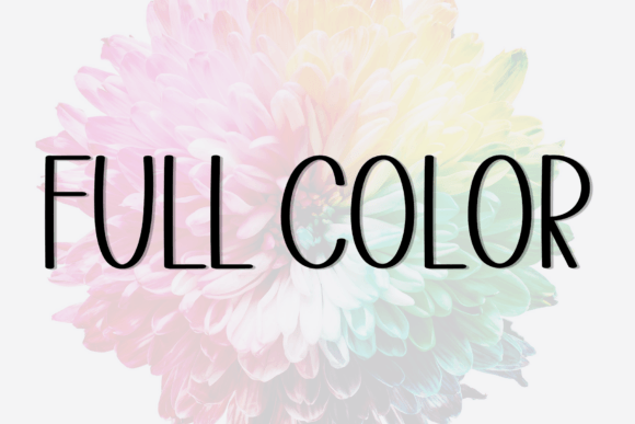 Groovy Rainbow Font - Preview 6