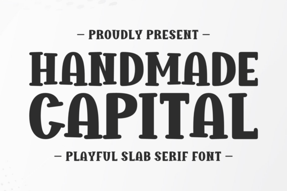 Handmade Capital Slab Serif Font By Riman (7NTypes)