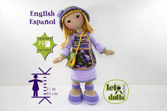 Kaila Large Crochet Doll Pattern