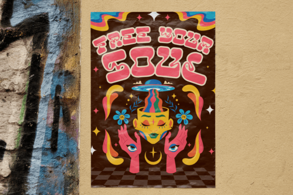 Neon Daze Font PNG with transparent background - Preview 2