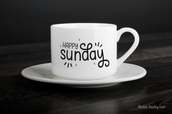 Realize Reality Font PNG with transparent background - Preview 4