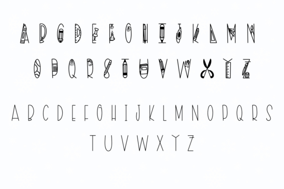 100 Days of School Font - Preview 1