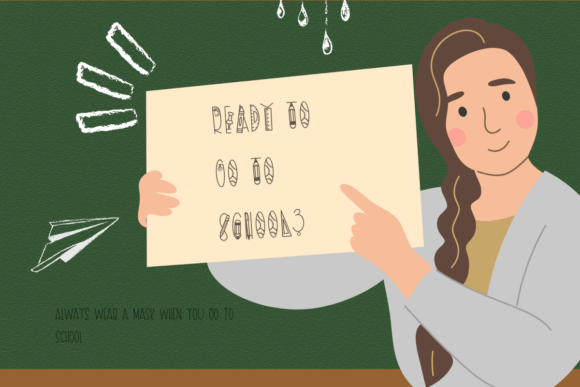 100 Days of School Font - Preview 4