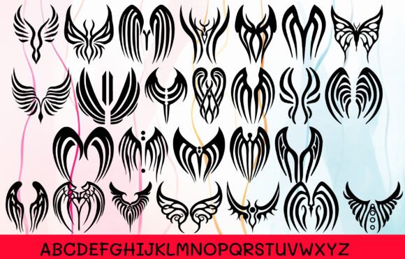 Angel Angel Wings Font - Preview 1