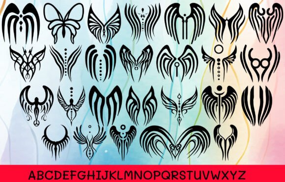 Angel Wings Font - Preview 1