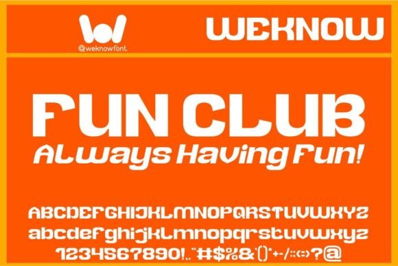 Big Smile Font PNG with transparent background - Preview 1