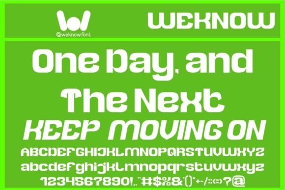 Big Smile Font PNG with transparent background - Preview 4