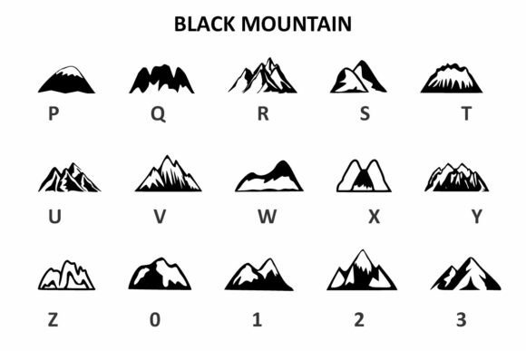 Black Mountain Font - Preview 2