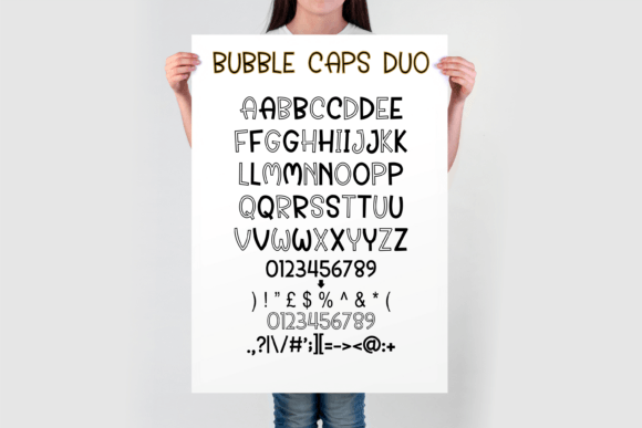 Bubble Duo Font - Preview 2