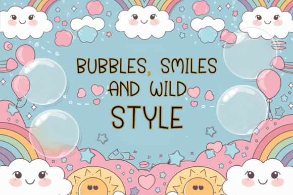 Bubble Duo Font - Preview 3