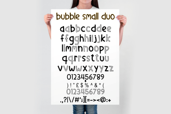 Bubble Duo Font - Preview 4