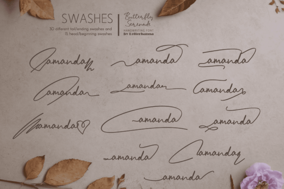 Butterfly Serenade Font - Preview 5