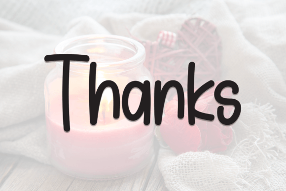 Candles Valentine Font - Preview 6