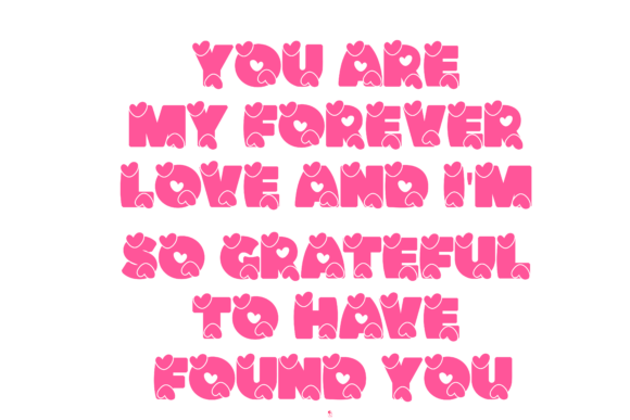Cute Love Font - Preview 3