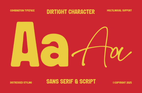 Dirtight Font - Preview 1