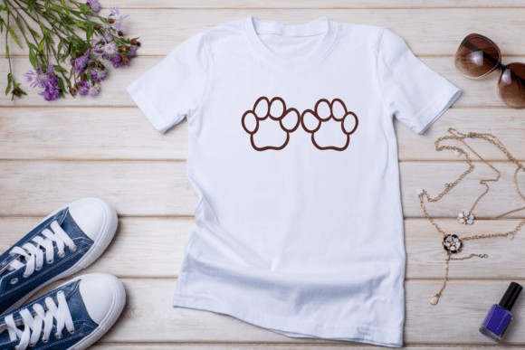 Dog Paw Doodle Font - Preview 5