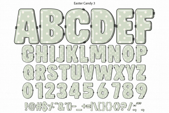 Easter Candy Font - Preview 4