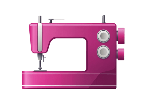 Free Watercolor 3D Sewing Machine 8 PNG